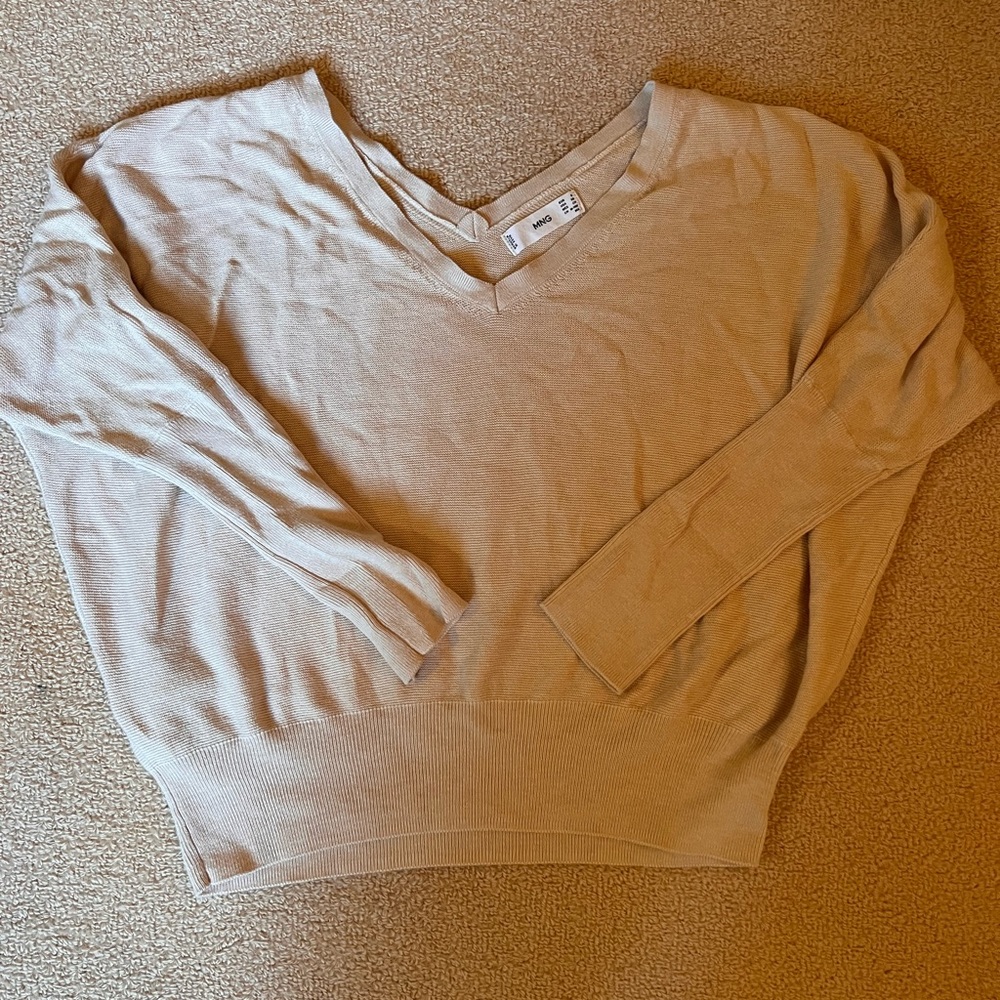Mango cream sweater